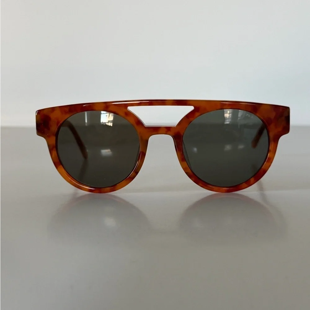 KOMONO Tortoiseshell Sunglasses NEW NWT brown tan Dreyfuss Caramel Demi